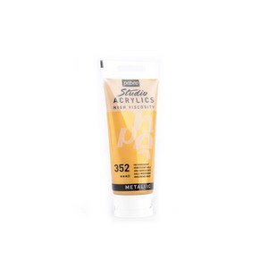 뻬베오 스튜디오 아크릴물감 메탈 352 IidescentGold, 100ml, 1색