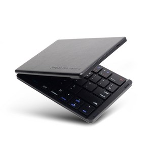 퓨전에프엔씨 아이노트 휴대용 접이식 블루투스 무선키보드, X-Folding Elite PRO, 혼합색상