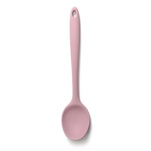 키친팩토리 파스텔 실리콘 이유식 요리스푼, 핑크, 1개