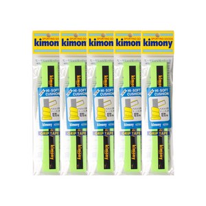 키모니 하이 소프트 뉴 쿠션그립 KGT200 5p, 네온그린, 1세트