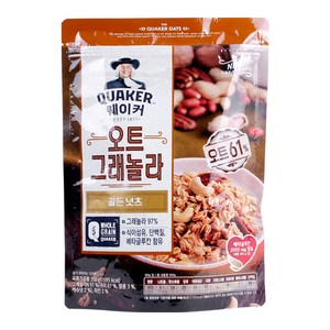 롯데제과 퀘이커 오트 그래놀라 시리얼 골든넛츠