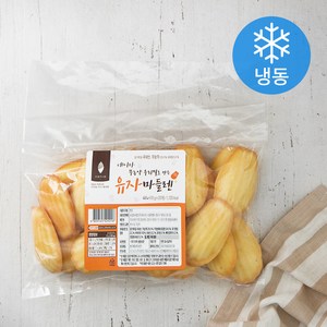 네니아 무농약 우리밀 유자 마들렌 (냉동), 20g, 20개입, 1개