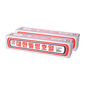 대한웰빙은박 호일 16mm x 25cm x 30m, 2개