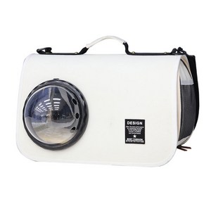 레드퍼피 시슬라 반려동물 우주선가방, 심플아이보리