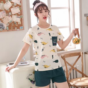 제이앤제이 여성용 핑크고래 홈웨어 상하세트 395