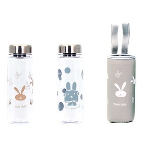 로얄스타 에이미래빗 트라이탄보틀 500ml x 2p + C 파우치, 칼리, 다이슨