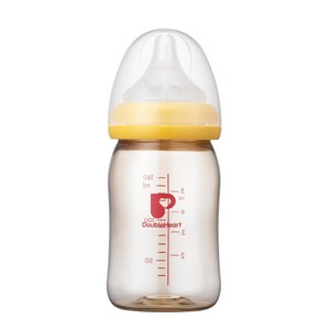더블하트 SofTouch 모유실감 젖병 160ml, SS(신생아부터), 1개, 오렌지