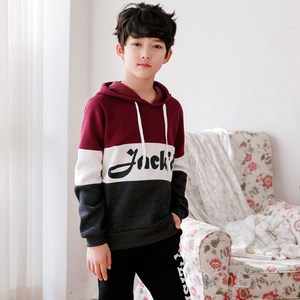 잭키드 남아용 트리잭 기모 후드티