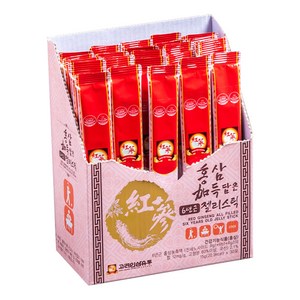 고려인삼유통 홍삼 가득 담은 6년근 젤리스틱 30p + 쇼핑백, 15g, 450g, 1개