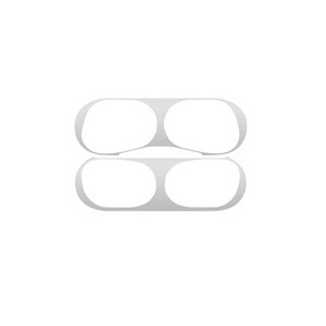 비쉐르 에어팟 프로 3세대 18K 도금 철가루 방지 스티커, 실버