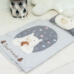 이지베이비 사계절 낮잠이불 분리형 + 패드 + 베개 + 일반 베개솜, 프렌즈곰곰