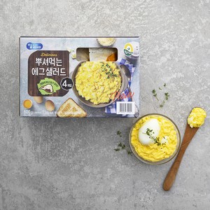 풍요한아침 뿌셔먹는에그샐러드, 150g, 4개입
