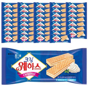 해태제과 크림웨하스, 50g, 40개