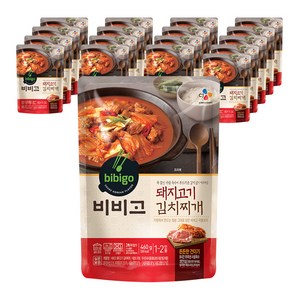 비비고 돼지고기김치찌개, 460g, 18개