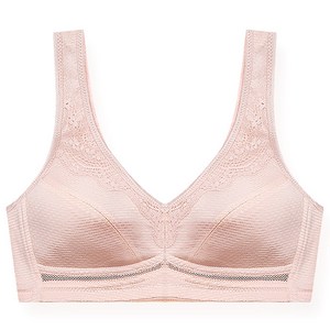 쿨 인견 노와이어 홑겹 무빙 메쉬 풀컵 레이스 브라 JBR2128