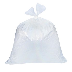 [국내생산] 담다 쓰레기용 매듭 비닐봉투 투명 100p, 40L, 1개