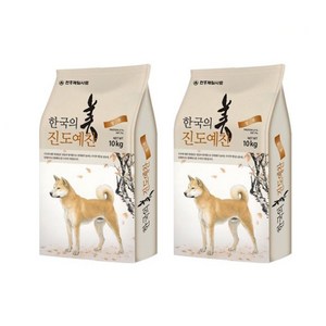 진도예찬 성견용 진돗개 건식사료 2p, 10kg, 2개, 닭