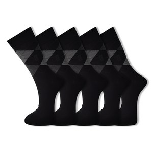 비버리힐스폴로클럽 남성용 빅사이즈 큰다이아 양말 5족