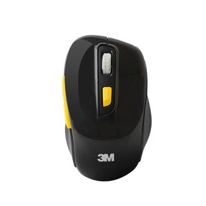 쓰리엠 포인트 무소음 무선 마우스 2.4Ghz M750, 블랙