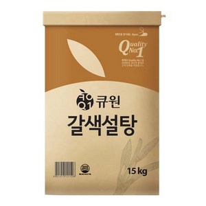 큐원 갈색설탕, 15kg, 1개