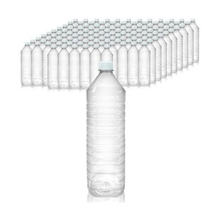 사각 생수병, 1.5L, 126개