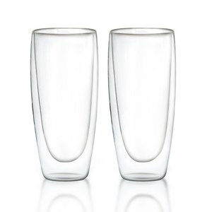 티도요 이중유리컵 650ml, 2개