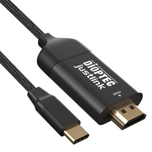 저스트링크 USB3.1 TYPE C to HDMI 케이블 3m, JUSTLINK CTH03
