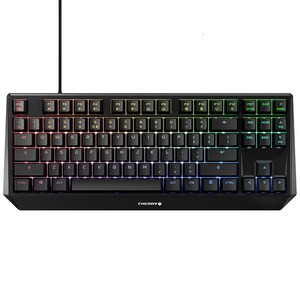 CHERRY MX BOARD 1.0 TKL RGB 텐키리스 기계식 키보드 적축, G80-3814, 블랙