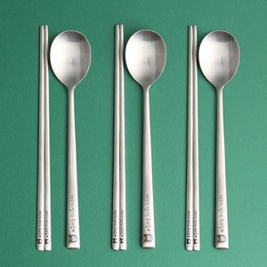 인스푼 예수만 섬기는 우리집 3인용 말씀 수저세트, 1세트, 숟가락 3p + 젓가락 3p