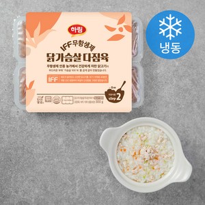 하림 IFF 무항생제 인증 닭가슴살 다짐육 이유식용 2단계 (냉동), 300g, 1개