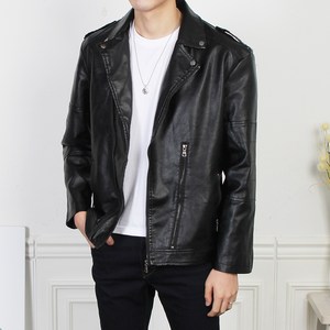 더마인드 남성용 라이더 가죽자켓