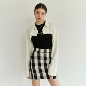 1159스튜디오 여성용 A2 CROP PK BOLERO CARDIGAN