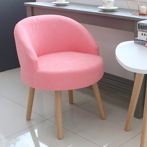 오에이데스크 인테리어 의자 OD183, 핑크, 1개