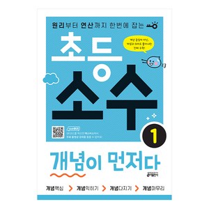 키출판사 초등 개념이 먼저다, 수학, 소수 1