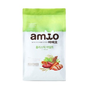 아미오 어덜트 홀리스틱 강아지 사료, 오리, 5kg, 1개
