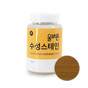 페인트인포 올바른 수성 스테인 페인트, 533 호두나무, 250ml, 1개