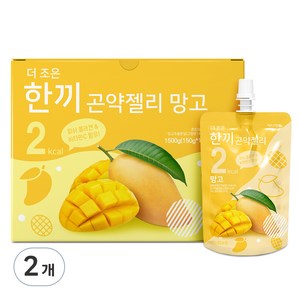 더존건강 더조은 한끼곤약젤리 망고 10개입, 1.5kg, 2개