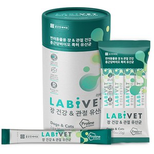 라비벳 반려동물 영양제, 관절+장건강, 60g, 1개