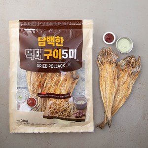 바다원 먹태구이 5미 + 고추장소스 3p + 마요네즈소스 2p, 210g, 1개