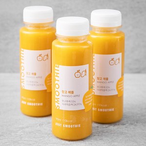 올가니카 망고애플 과채주스, 190ml, 3개