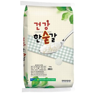 담양군농협 건강한숟갈 백미, 10kg, 1개