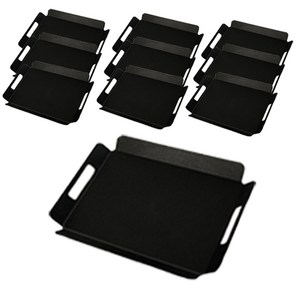 SKCAMEL 사각 스낵 쟁반 논****** 10p, 검정