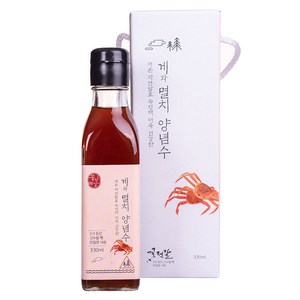 꽃젓갈 게와멸치양념수, 330ml, 1개