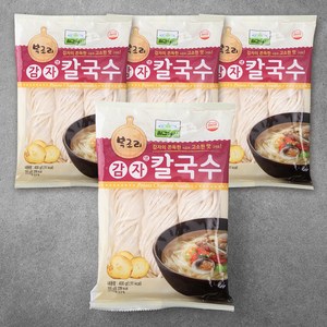 칠갑농산 감자칼국수 4개입, 400g, 4개