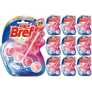 브레프 디럭스 매그놀리아 가든 퍼퓸 변기세정제, 50g, 10개
