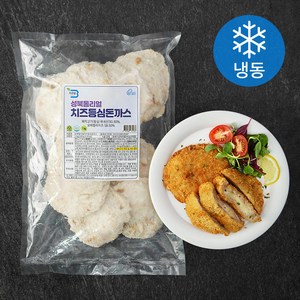 바른웰 성북동리얼 치즈등심돈까스 10입 (냉동), 1kg, 1개