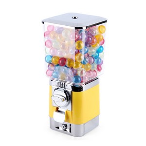 토이캡슐 자판기 500원 동전 1개용 + 캡슐 200p 세트 옐로우, 1세트
