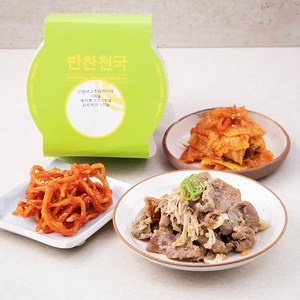 반찬천국 오징어고추장진미채 100g + 돼지불고기 150g + 김치볶음 170g, 1세트