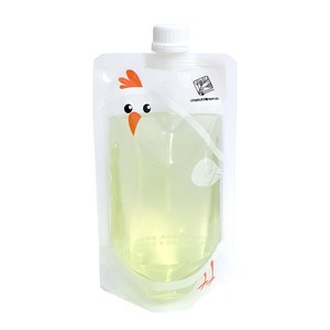 생활을그리다 꼬꼬 스파우트 파우치 200ml 10 x 17 cm, 소(S), 1개입, 50개