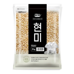 더담은 국산 현미, 2kg, 1개